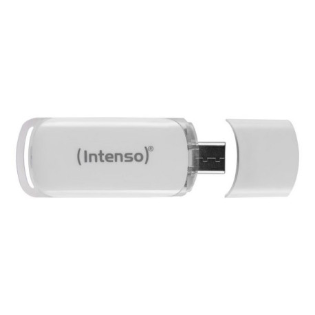 Intenso Flash Line - Chiavetta USB - 32 GB - USB-C 3.1 Gen 1 - bianco