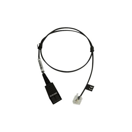 Jabra - Cavo per cuffie - disconnessione rapida a RJ-45 - 50 cm - per BIZ 2300, 2400- Siemens OpenStage 30, 40, 40T, 60, 80, 80