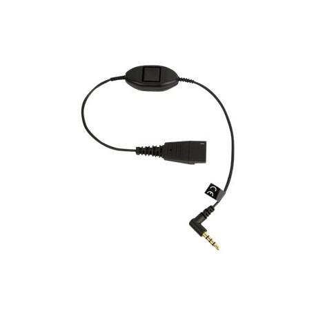 Jabra - Cavo per cuffie - disconnessione rapida maschio a mini-phone stereo 3.5 mm maschio - 30 cm