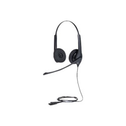 Jabra BIZ 1500 Duo - Cuffie con microfono - over ear - cablato - Quick Disconnect