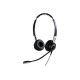 Jabra BIZ 2400 II QD Duo NC Wideband - Cuffie con microfono - over ear - cablato - Quick Disconnect