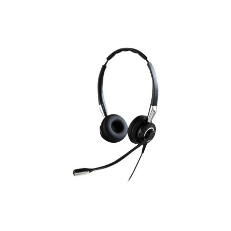 Jabra BIZ 2400 II QD Duo NC Wideband - Cuffie con microfono - over ear - cablato - Quick Disconnect