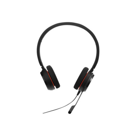 Jabra Evolve 20 MS stereo - Cuffie con microfono - on-ear - cablato - USB-C - isolamento dal rumore