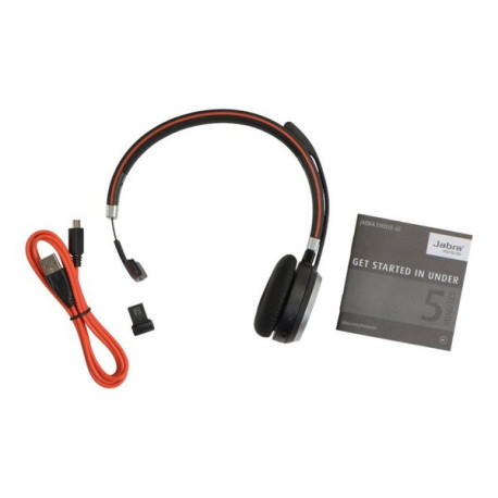 Jabra Evolve 30 II Mono - Cuffie con microfono - over ear - ricambio - cablato - jack 3,5 mm