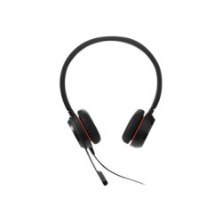 Jabra Evolve 30 II MS stereo - Cuffie con microfono - over ear - cablato - USB, jack 3,5 mm - Certificato per Skype for Busines