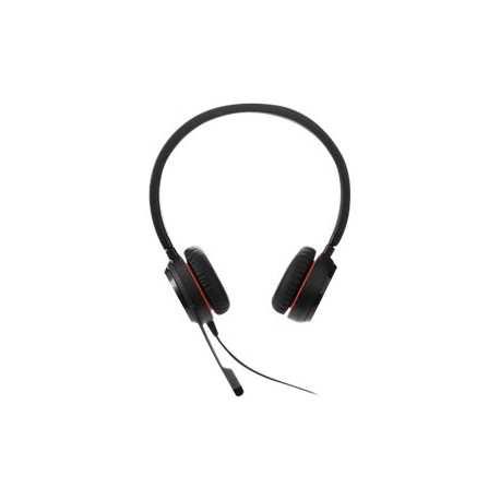 Jabra Evolve 30 II MS stereo - Cuffie con microfono - over ear - cablato - USB, jack 3,5 mm - Certificato per Skype for Busines