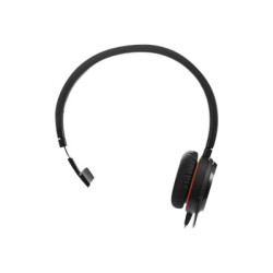 Jabra Evolve 30 II UC Mono - Cuffie con microfono - over ear - cablato - jack 3,5 mm