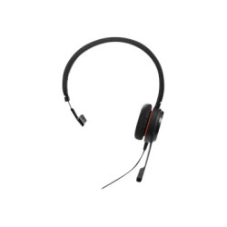 Jabra Evolve 30 II UC Mono - Cuffie con microfono - over ear - cablato - USB, jack 3,5 mm