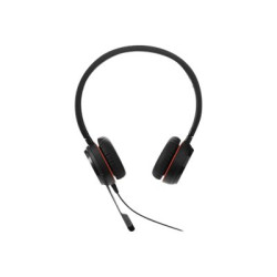 Jabra Evolve 30 II UC stereo - Cuffie con microfono - over ear - cablato - jack 3,5 mm