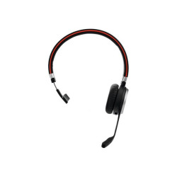 Jabra Evolve 65 SE MS Mono - Cuffie con microfono - over ear - Bluetooth - senza fili - USB - con supporto di ricarica - Certif