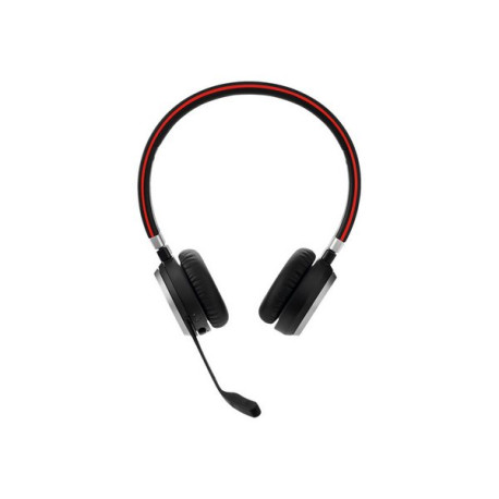 Jabra Evolve 65 SE MS Stereo - Cuffie con microfono - over ear - Bluetooth - senza fili - USB - Certificato per i team Microsof