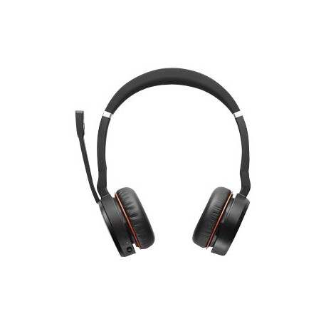 Jabra Evolve 75 SE UC Stereo - Cuffie con microfono - on-ear - Bluetooth - senza fili - eliminazione rumore attivata - USB - Zo