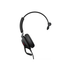 Jabra Evolve2 40 SE MS Mono - Cuffie con microfono - over ear - cablato - USB-C - isolamento dal rumore - Certificato per i tea