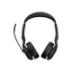 Jabra Evolve2 55 MS Stereo - Cuffie con microfono - on-ear - Bluetooth - senza fili - eliminazione rumore attivata - USB-A - ne