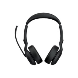 Jabra Evolve2 55 MS Stereo - Cuffie con microfono - on-ear - Bluetooth - senza fili - eliminazione rumore attivata - USB-C - ne