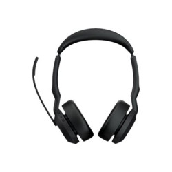 Jabra Evolve2 55 UC Stereo - Cuffie con microfono - on-ear - Bluetooth - senza fili - eliminazione rumore attivata - USB-A - ne