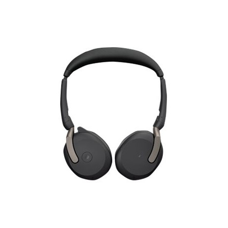 Jabra Evolve2 65 Flex MS Stereo - Cuffie con microfono - on-ear - Bluetooth - senza fili - eliminazione rumore attivata - USB-A