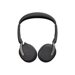 Jabra Evolve2 65 Flex MS Stereo - Cuffie con microfono - on-ear - Bluetooth - senza fili - eliminazione rumore attivata - USB-C