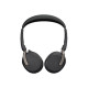 Jabra Evolve2 65 Flex UC Stereo - Cuffie con microfono - on-ear - Bluetooth - senza fili - eliminazione rumore attivata - USB-A