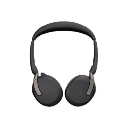 Jabra Evolve2 65 Flex UC Stereo - Cuffie con microfono - on-ear - Bluetooth - senza fili - eliminazione rumore attivata - USB-A