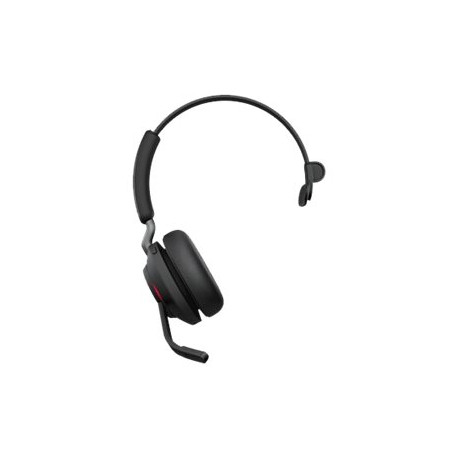 Jabra Evolve2 65 MS Mono - Cuffie con microfono - on-ear - convertibile - Bluetooth - senza fili - USB-A - isolamento dal rumor