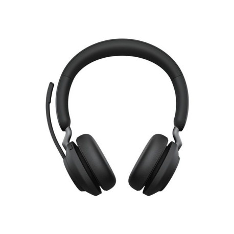 Jabra Evolve2 65 MS Stereo - Cuffie con microfono - over ear - Bluetooth - senza fili - USB-C - isolamento dal rumore - nero - 