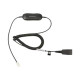 Jabra GN1200 CC - Cavo per cuffie - disconnessione rapida spina a RJ-9 maschio - 2 m - per Jabra GN 2100, GN 2200, GN 2250