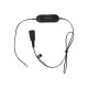 Jabra GN1216 - Cavo per cuffie - RJ-9 maschio a disconnessione rapida maschio - 2 m - per Avaya one-X Deskphone Edition 96XX- J