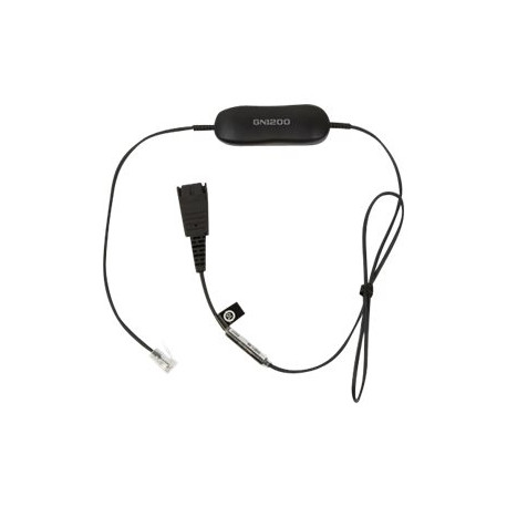 Jabra GN1216 - Cavo per cuffie - RJ-9 maschio a disconnessione rapida maschio - 2 m - per Avaya one-X Deskphone Edition 96XX- J