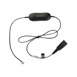 Jabra Smart Cord - Cavo per cuffie - nero - per Cisco IP Phone 78XX- BIZ 2300- Mitel 74XX- Dialog 42XX, 44XX, 5446- Snom 71X