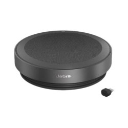 Jabra Speak2 75 MS - Vivavoce a mani libere - Bluetooth - senza fili - USB-C, USB-A - grigio scuro - Certificato per Microsoft 