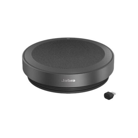 Jabra Speak2 75 MS - Vivavoce a mani libere - Bluetooth - senza fili - USB-C, USB-A - grigio scuro - Certificato per Microsoft 