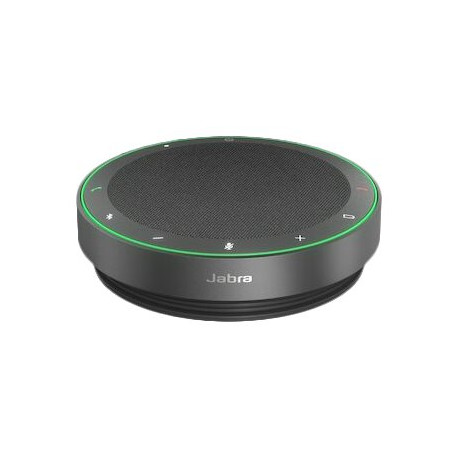 Jabra Speak2 75 UC - Vivavoce a mani libere - Bluetooth - senza fili - USB-C, USB-A - grigio scuro - Zoom Certificato, Cisco We