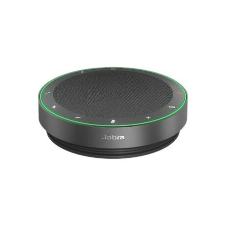 Jabra Speak2 75 UC - Vivavoce a mani libere - Bluetooth - senza fili, cablato - USB-C, USB-A - grigio scuro - Zoom Certificato,