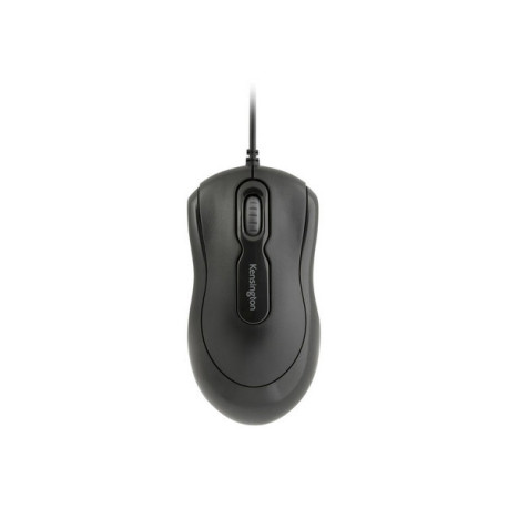 Kensington Mouse-in-a-Box USB - Mouse - per destrorsi e per sinistrorsi - ottica - 3 pulsanti - cablato - USB - nero - retail