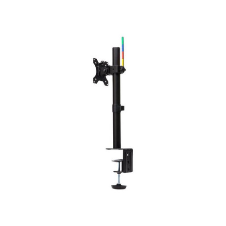 Kensington SmartFit Ergo Single Monitor Arm - Kit montaggio - braccio regolabile - per Monitor - nero - dimensione schermo: fin