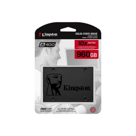 Kingston A400 - SSD - 960 GB - interno - 2.5" - SATA 6Gb/s