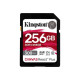 Kingston Canvas React Plus - Scheda di memoria flash - 256 GB - Video Class V90 / UHS-II U3 / Class10 - UHS-II SDXC