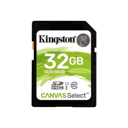 Kingston Canvas Select - Scheda di memoria flash - 32 GB - UHS-I U1 / Class10 - UHS-I SDHC