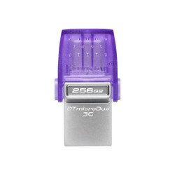 Kingston DataTraveler microDuo 3C - Chiavetta USB - 256 GB - USB 3.2 Gen 1 / USB-C