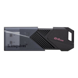 Kingston DataTraveler Onyx - Chiavetta USB - 64 GB - USB 3.2 Gen 1 - nero opaco