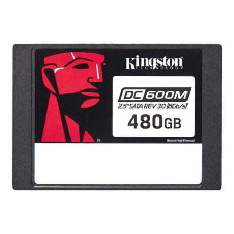 Kingston DC600M - SSD - Mixed Use - crittografato - 480 GB - interno - 2.5" - SATA 6Gb/s - 256 bit AES - Self-Encrypting Drive 