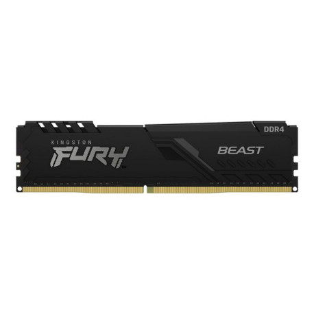 Kingston FURY Beast - DDR4 - kit - 32 GB: 2 x 16 GB - DIMM 288-PIN - 3733 MHz / PC4-29800 - CL19 - 1.35 V - senza buffer - non 