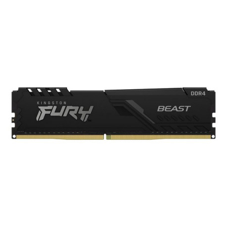 Kingston FURY Beast - DDR4 - modulo - 16 GB - DIMM 288-PIN - 2666 MHz / PC4-21300 - CL16 - 1.2 V - senza buffer - non ECC - ner