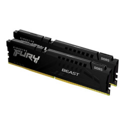 Kingston FURY Beast - DDR5 - kit - 16 GB: 2 x 8 GB - DIMM 288-PIN - 5600 MHz / PC5-44800 - CL40 - 1.25 V - senza buffer - on-di