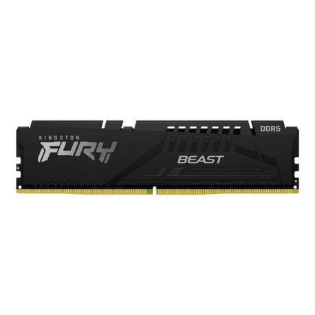 Kingston FURY Beast - DDR5 - kit - 64 GB: 4 x 16 GB - DIMM 288-PIN - 5200 MHz / PC5-41600 - CL40 - 1.25 V - senza buffer - on-d