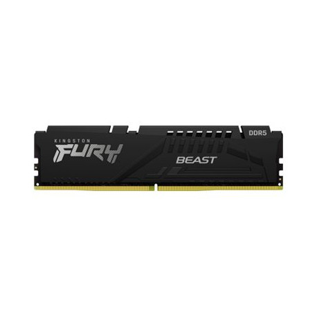 Kingston FURY Beast - DDR5 - kit - 64 GB: 4 x 16 GB - DIMM 288-PIN - 6000 MHz / PC5-48000 - CL40 - 1.35 V - senza buffer - on-d