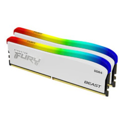 Kingston FURY Beast - RGB Special Edition - DDR4 - kit - 16 GB: 2 x 8 GB - DIMM 288-PIN - 3200 MHz / PC4-25600 - CL16 - 1.35 V 