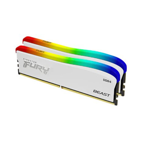 Kingston FURY Beast - RGB Special Edition - DDR4 - kit - 16 GB: 2 x 8 GB - DIMM 288-PIN - 3200 MHz / PC4-25600 - CL16 - 1.35 V 