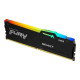 Kingston FURY Beast RGB - DDR5 - kit - 128 GB: 4 x 32 GB - DIMM 288-PIN - 5600 MHz / PC5-44800 - CL40 - 1.25 V - senza buffer -